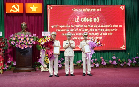 Huế có 2 tân Phó Giám đốc Công an