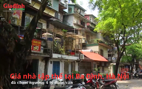 Giá nhà tập thể tại Ba Đình, Hà Nội đã chạm ngưỡng 4 tỷ đồng/căn