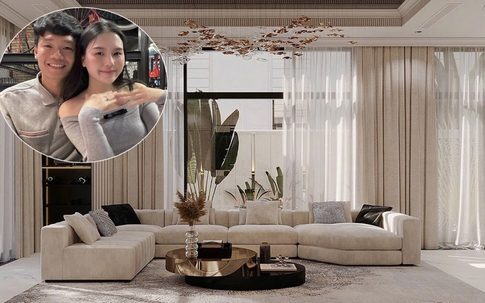 Trung vệ Thành Chung hé lộ bên trong biệt thự mới xây
