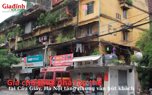 Giá cho thuê nhà tập thể tại Cầu Giấy, Hà Nội tăng nhưng vẫn hút khách