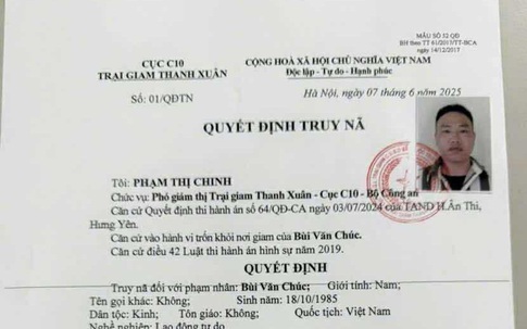 Hà Nội: Truy nã 2 phạm nhân vừa trốn khỏi Trại giam Thanh Xuân