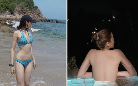 Kỳ Duyên tiếp tục khoe body nóng bỏng với bikini 'kén' da