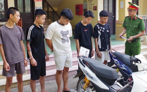 Công an Ninh Bình bắt giữ 5 đối tượng trộm cắp xe máy tại khu ký túc xá