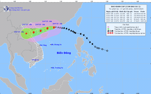 Ứng phó bão số 3, tỉnh Ninh Bình cấm tàu thuyền ra khơi từ 7h sáng ngày 21/7