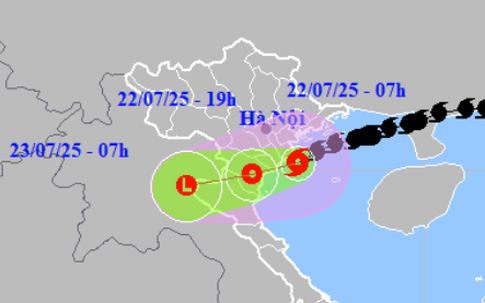 Bão số 3 cường độ mạnh giật cấp 12, áp sát đất liền, Hà Nội ảnh hưởng thế nào?