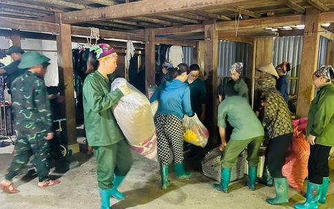 Thái Nguyên: Di dời hàng chục hộ dân đến nơi an toàn