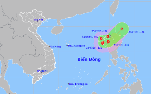 Biển Đông lại đón áp thấp nhiệt đới, gió giật cấp 9 và khả năng mạnh thành bão