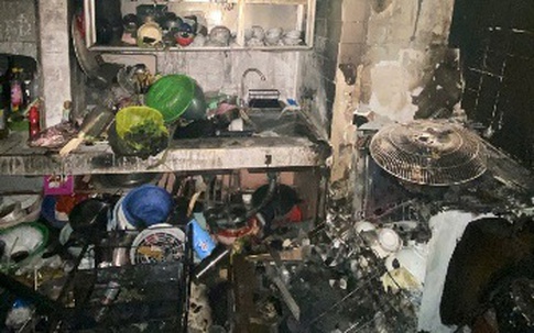 Thái Nguyên: Kịp thời cứu 2 mẹ con bị mắc kẹt trong đám cháy ở xã Chợ Mới