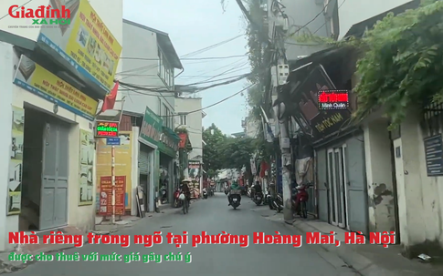 Nhà riêng trong ngõ tại phường Hoàng Mai, Hà Nội được cho thuê với mức giá gây chú ý