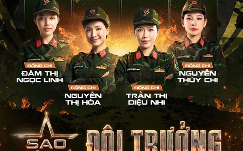 Diệu Nhi, Chi Pu, Hòa Minzy, Linh Ngọc Đàm làm Đội trưởng tại 'Sao nhập ngũ 2025'