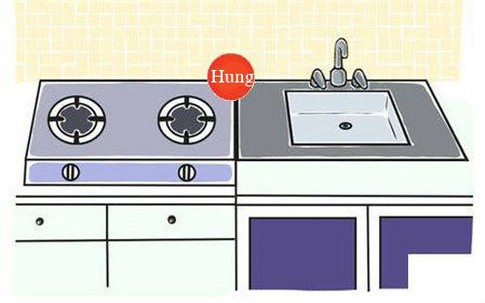 Khoảng cách bếp và bồn rửa phải chuẩn phong thủy như dưới đây mới không bị tán lộc, vợ chồng đỡ hẳn cãi vã