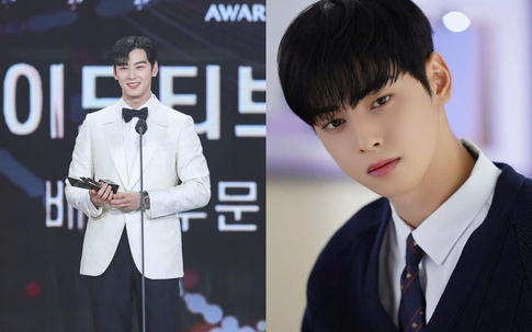 Cha Eun Woo 'hớp hồn' người hâm mộ trong bộ quân phục