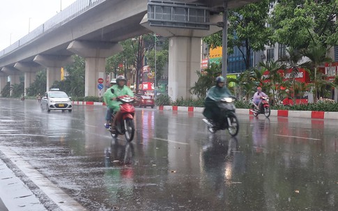 Thời tiết Hà Nội: Những nơi nào có mưa rất to trên phạm vi khu vực nội thành?
