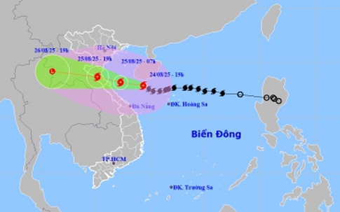 Bão số 5 giật cấp 17, tiến gần bờ biển Nghệ An – Hà Tĩnh, dự báo mưa lớn diện rộng