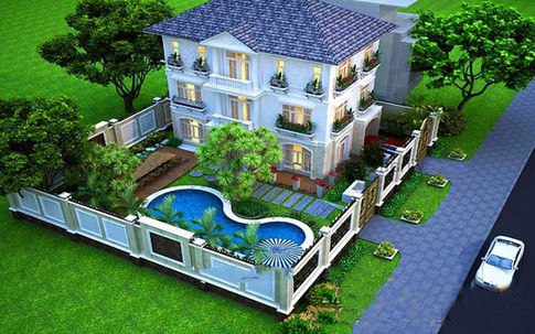 Đây mới là cách thiết kế sân vườn nhà biệt thự hiện đại, đẳng cấp