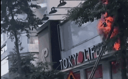 Hà Nội: Cháy cửa hàng thời trang trên phố Phạm Ngọc Thạch