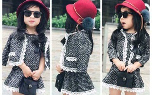 Cách phối đồ thu đông ấm áp, xinh xắn cho bé gái