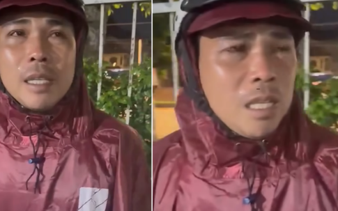 Cha ở TPHCM nhịn đói, đội mưa khóc tìm con, vỡ oà khi nhận tin vui