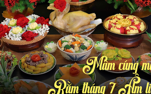 Mẹ đảm ở Hà Nội gợi ý mâm cỗ mặn Rằm tháng 7: Vừa đẹp vừa đủ đầy, ăn vào may mắn ghé cửa