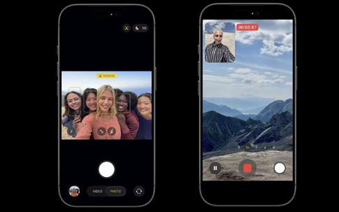 iPhone thế hệ mới gây bão với chế độ Dual Capture đột phá: quay video bằng cả hai camera cùng lúc