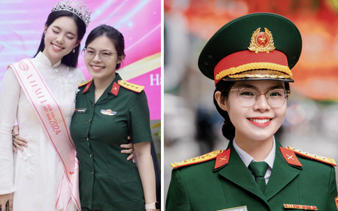 Chân dung chị gái quân nhân của Á hậu Châu Anh