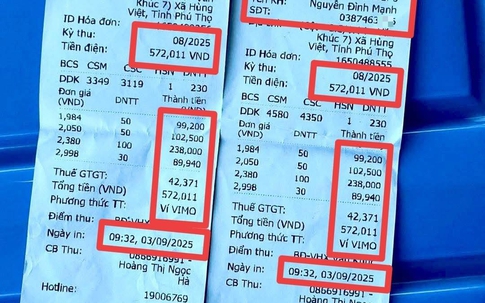 Điện lực miền Bắc: Hai hộ dân trùng tiền điện do ngẫu nhiên, không có chuyện sao chép hóa đơn