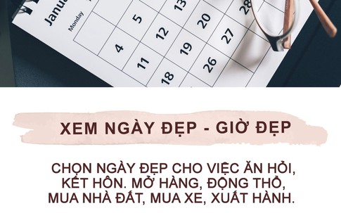 Xem giờ đẹp động thổ, khai trương, xuất hành tuần mới 12/1 - 18/1/2026 để gia chủ được đại cát đại lợi
