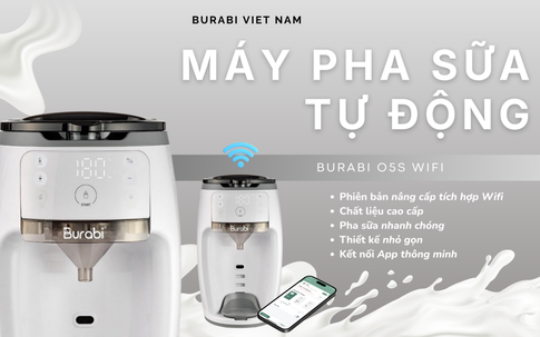 Máy pha sữa Burabi – Bước tiến lớn trong công nghệ chăm sóc trẻ nhỏ