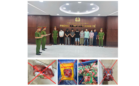 Triệt phá đường dây 'phù phép' 50 tấn thịt heo thành đà điểu, bắp dê, nhím, nai, bán ra thị trường