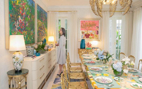 Tái xuất hiếm hoi, nhan sắc 'già tự nhiên' của Hoa hậu Ngọc Khánh gây chú ý