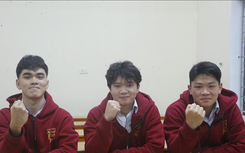 Ấn tượng 3 nam sinh trong một lớp cùng giành giải Nhất học sinh giỏi Quốc gia
