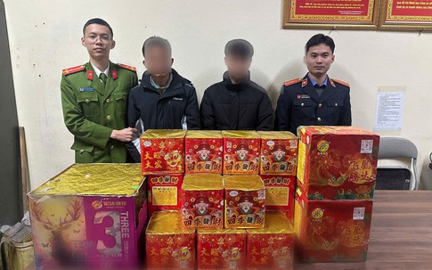 Bắt giữ đối tượng buôn bán gần 50kg pháo nổ tại Thái Nguyên