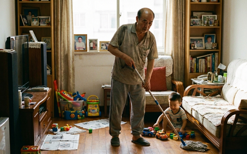 Người ta về hưu đi du lịch, tôi phải trông cháu, chăm con, vất vả hơn hồi đi làm