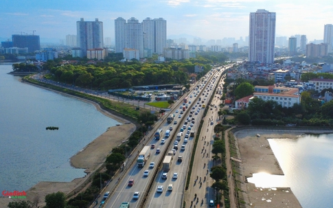 Hà Nội: Tạm cấm xe tải trên 10 tấn lên Vành đai 3 trên cao từ 12h trưa nay (4/1)