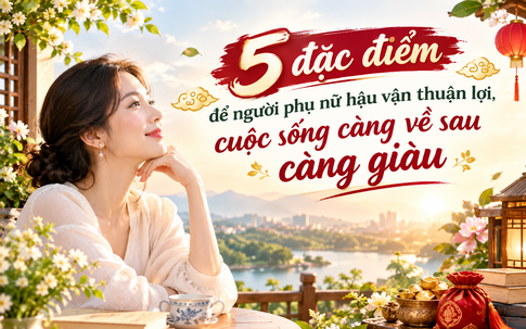 5 đặc điểm để người phụ nữ hậu vận thuận lợi, cuộc sống càng về sau càng giàu