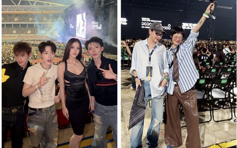 Sao Việt lên đồ cực chất xem concert BIGBANG, chịu chơi nhất là Đàm Thu Trang - Pông Chuẩn