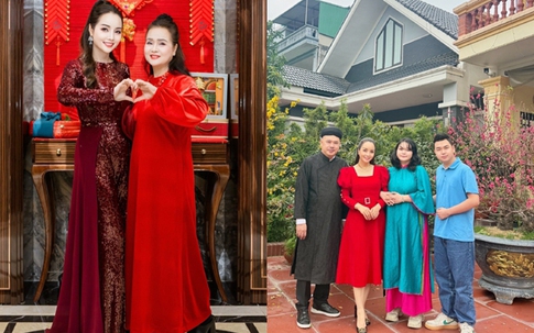 Tết ấm áp trong vòng tay nội - ngoại của gia đình Mai Thu Huyền