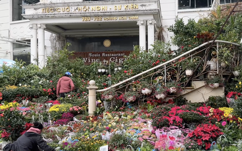 Chợ Bưởi nhộn nhịp người dân sắm Tết