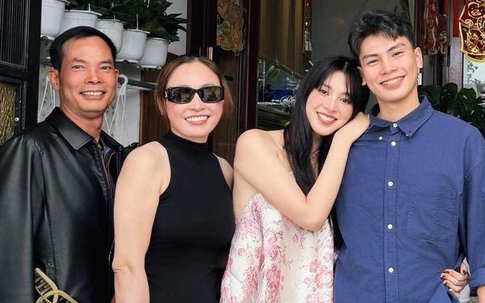 Trần Tiểu Vy gây chú ý sau kỳ nghỉ Tết dài bên bố mẹ