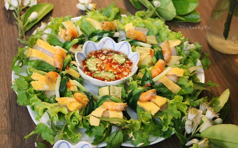 Diếp cuốn – Món ăn tinh tế cho mâm cơm Rằm tháng Giêng ngập tràn hương xuân