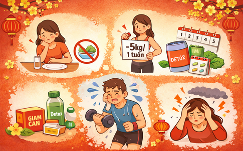 Giảm cân đón Tết: 5 sai lầm nhiều người không ngờ tới