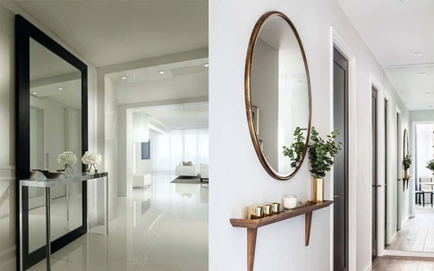 Công dụng hữu ích của gương treo tường không phải ai cũng biết