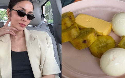 Bữa sáng khác lạ của Hà Tăng