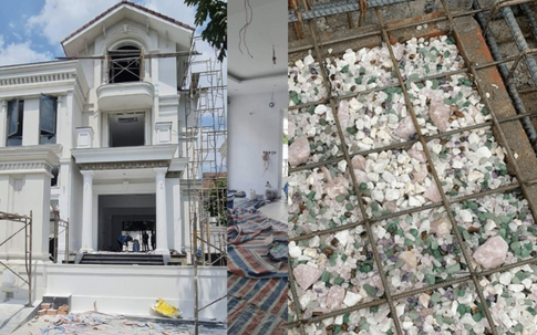 Đá thạch anh vụn rải nền nhà để trấn trạch đón vượng khí