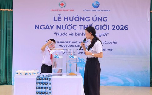 P&G Việt Nam đóng góp hơn 100 triệu lít nước sạch cho cộng đồng