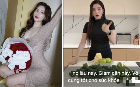 Hoa hậu quê Ninh Bình khoe body quyến rũ trong váy cut-out, hé lộ 2 bí quyết giảm cân sau Tết