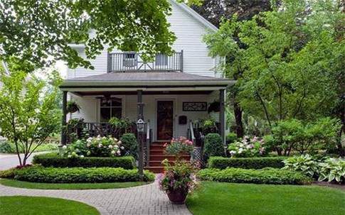 Cách bố trí cây cảnh trước nhà để mang lộc về nhà