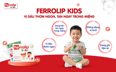Tại sao Ferrolip Kids được tin dùng cho trẻ lười ăn thịt cá?