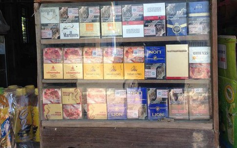 Từ 15/5, trưng bày quá một bao thuốc lá, điểm bán lẻ có thể bị phạt tới 5 triệu đồng