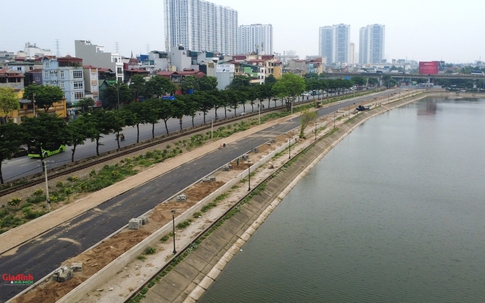 Hà Nội: Diện mạo mới của tuyến đường ven hồ Linh Đàm 'về đích' sớm 45 ngày